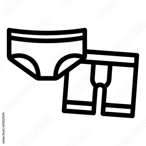 underware outline icon