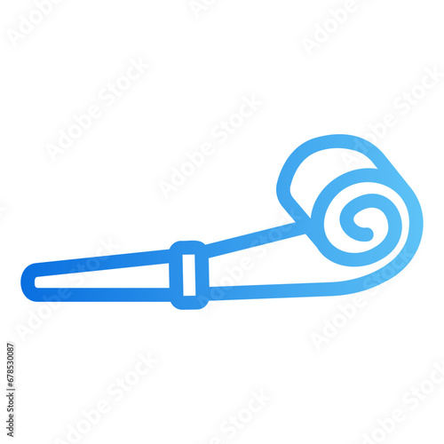 Fotografi noisemaker gradient icon