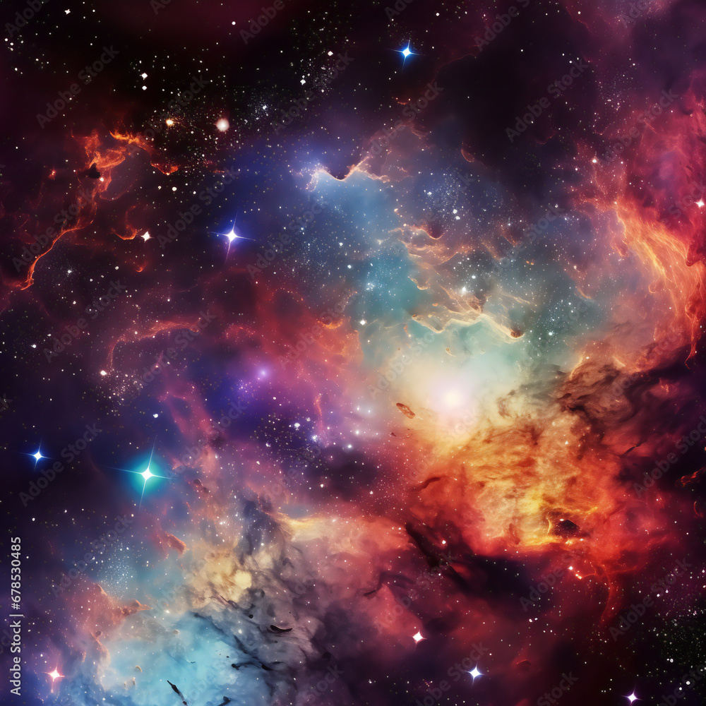 Cosmic Elegance Beautiful Galaxy Background Wallpaper