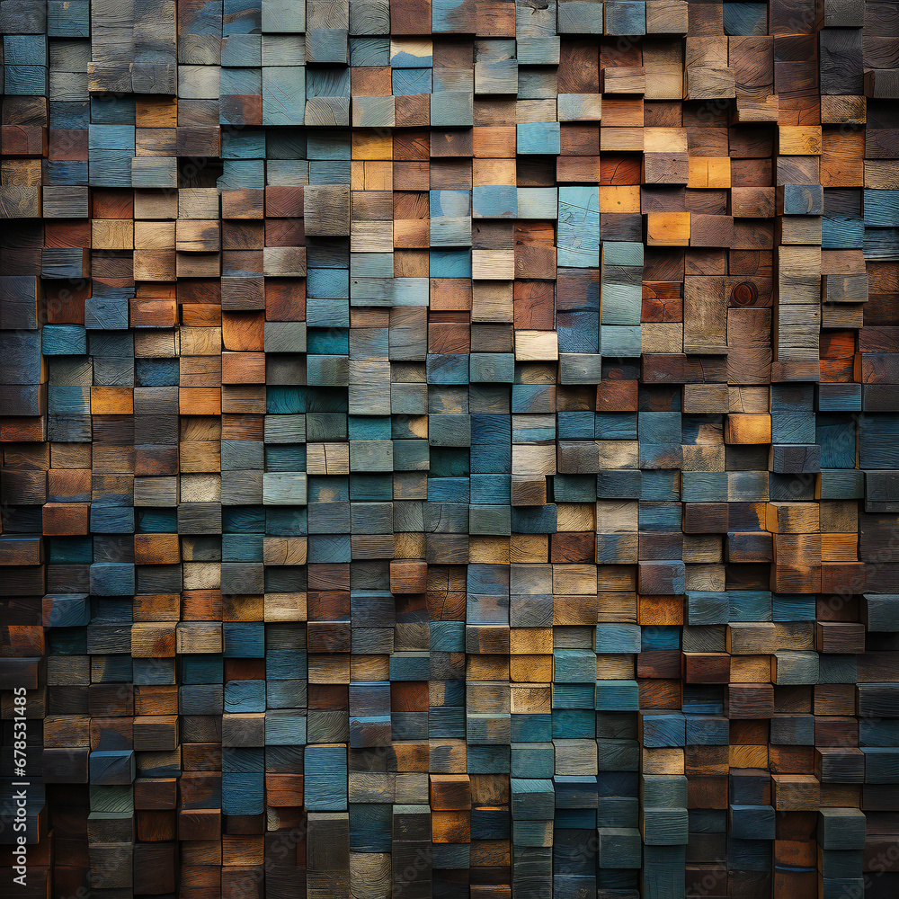 Vibrant Palette: Colorful Box Wood Texture Vibrant Palette: Colorful Box Wood Texture