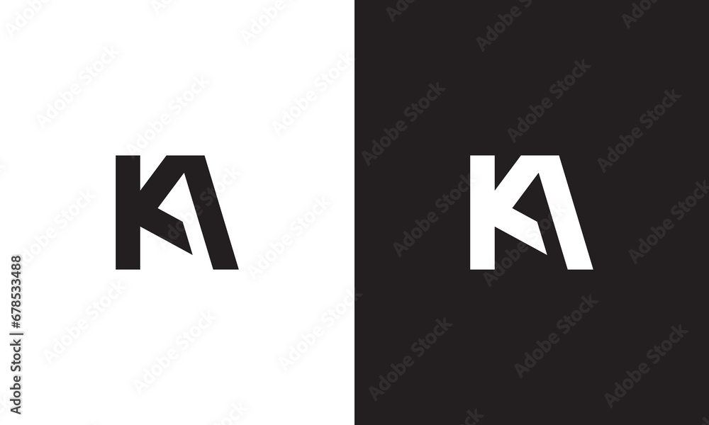 KA logo, monogram unique logo, black and white logo, premium elegant logo, letter KA Vector
KA logo, monogram unique logo, black and white logo, premium elegant logo, letter KA Vector