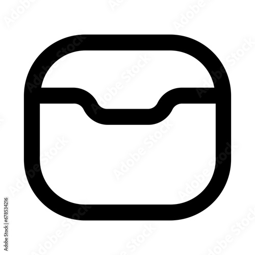 folder line icon