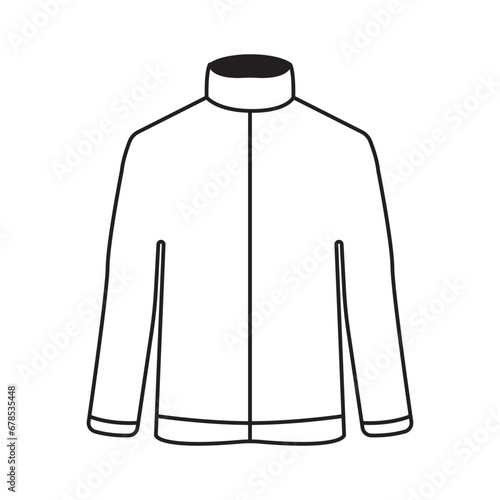 jacket icon vector