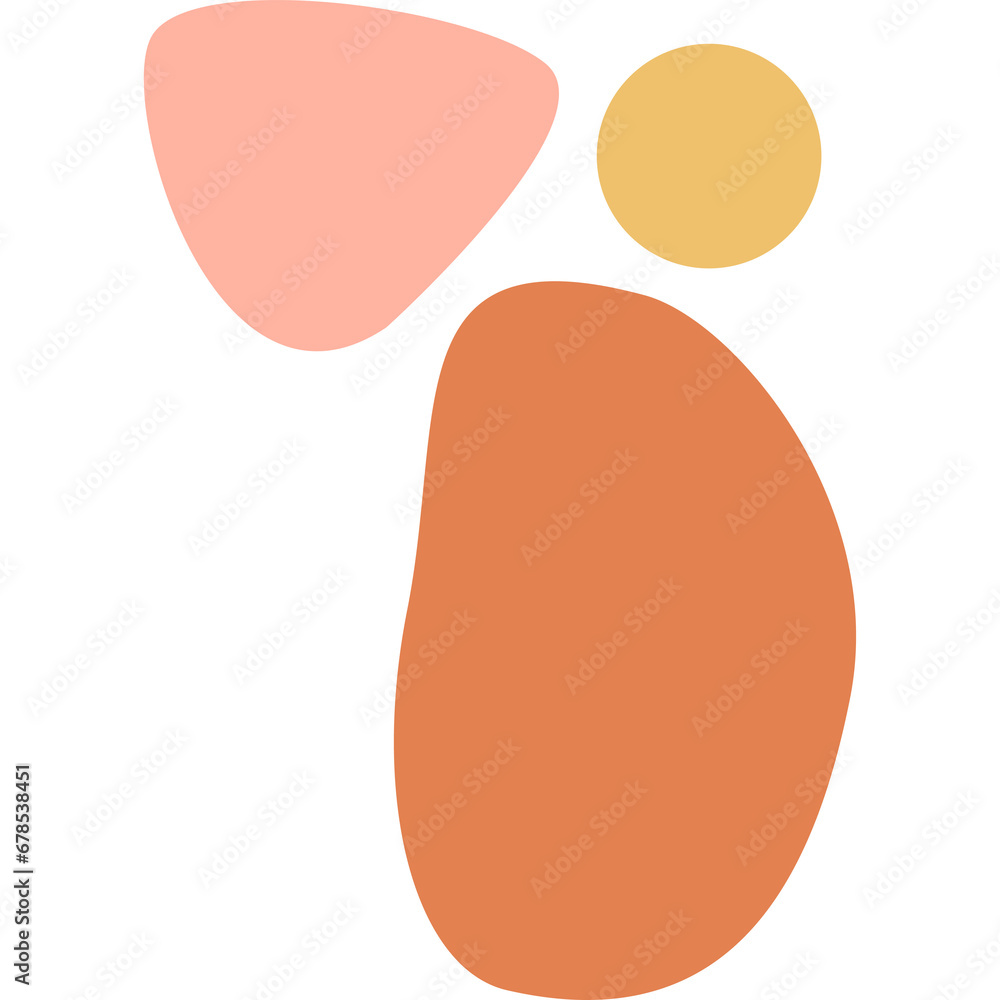 Boho Shape Free Form Hand Drawn Illustration Boho Shape Free Form Hand Drawn Illustration