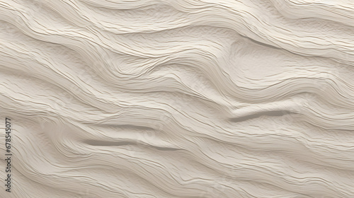Seamless windswept sandy beach ripples aerial view normal map background texture marble texture. Generative Ai.