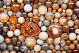 polished spherical agate ball texture