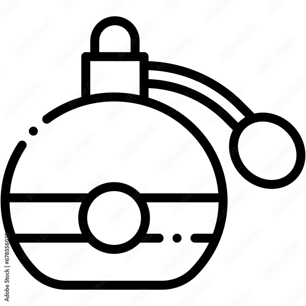 Fototapeta premium Vector Icon Perfume, Beauty Salon, Grooming, Beauty, Fashion, bottle