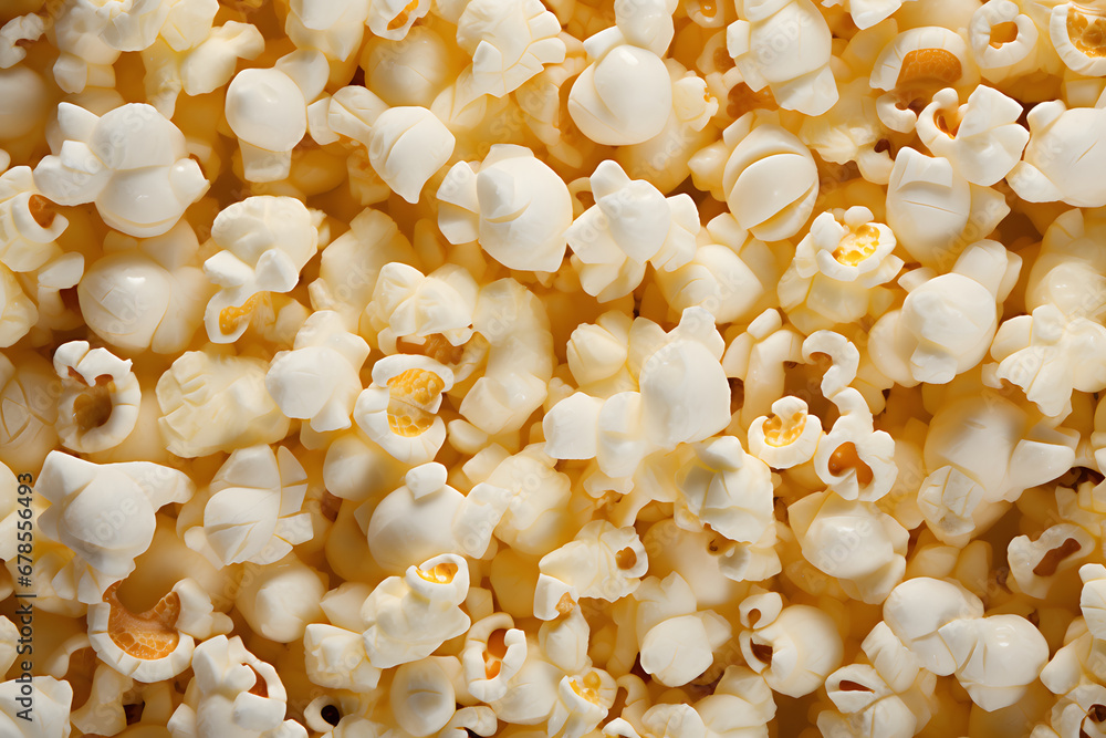 Palomitas de maiz sabor mantequilla close up Palomitas de maiz sabor mantequilla close up