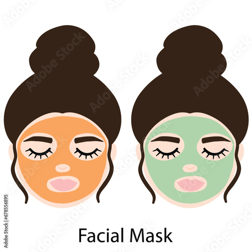 Facial Face Mask, Face Mask, Self love, Self care, Skin care