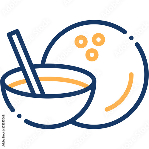 Vector Icon Coconut, Drink, Holiday, Coconut Drink, Vacation, Spring