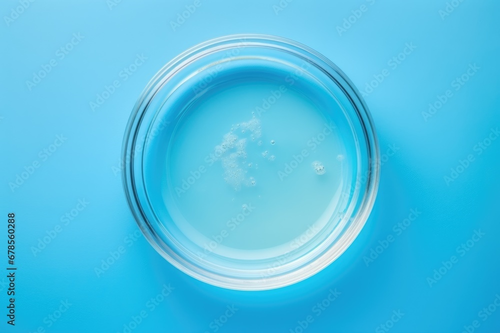 Petri dish. Petri's cup with liquid top view . AI Generated Petri dish. Petri's cup with liquid top view . AI Generated
