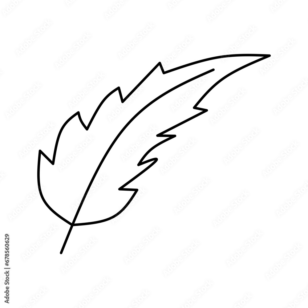Contour Leaves Element Contour Leaves Element