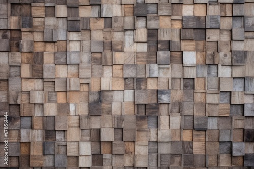 textured wallpaper with rustic wood design © Natalia