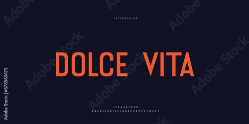 Elegant Font Uppercase Lowercase and Number. Classic Lettering Minimal Fashion Designs. Typography modern Sen Serif fonts regular decorative vintage concept. vector illustration
