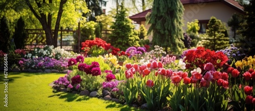 Blooming spring garden © Vusal