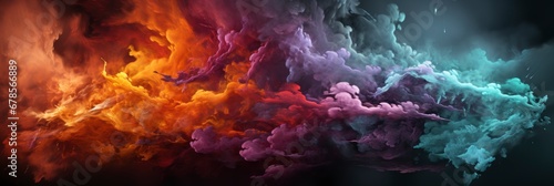 Beautiful Bright Space Nebula Elements This , Banner Image For Website, Background abstract , Desktop Wallpaper