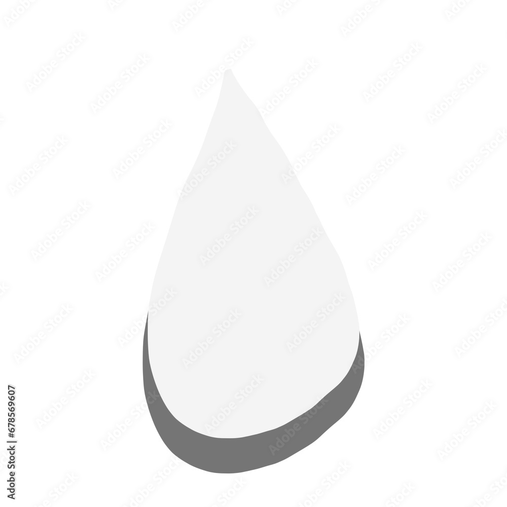 Icon drop of water sign symbol on transparent background Icon drop of water sign symbol on transparent background