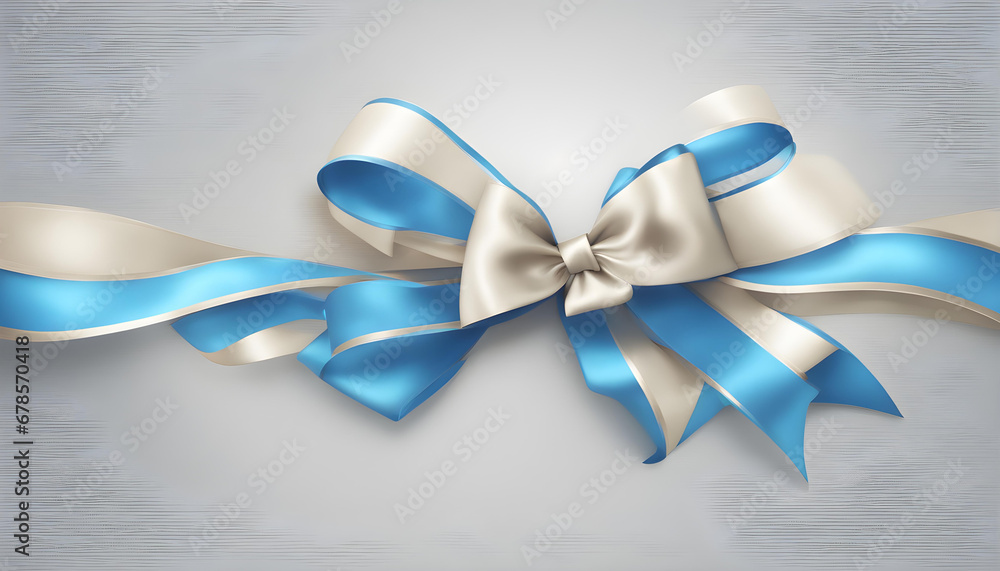 blue ribbon on white background blue ribbon on white background
