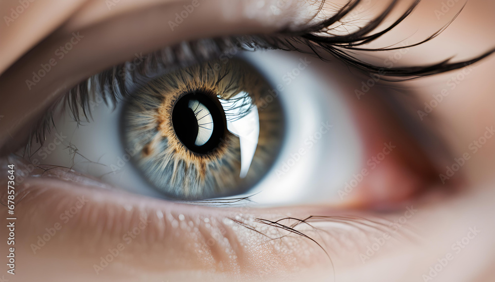 Fototapeta premium close up of a female eye