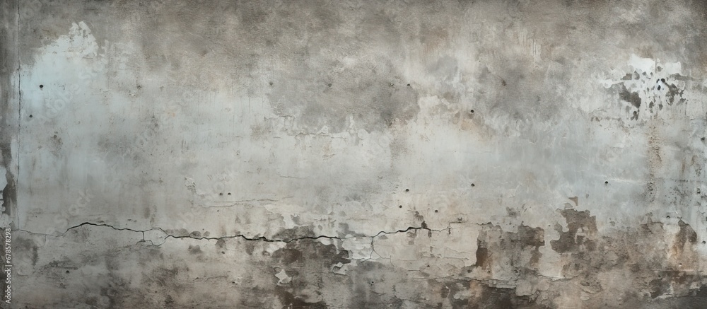 A dilapidated concrete wall with a gritty texture - obrazy, fototapety, plakaty 