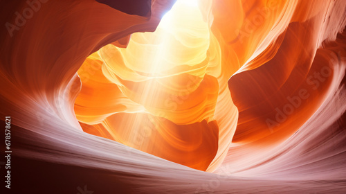 Rock passages of Antelope Canyon in the USA