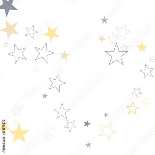  Gold glitter dust confetti  magic shining sparkles scatter vector. Starry festive decor.