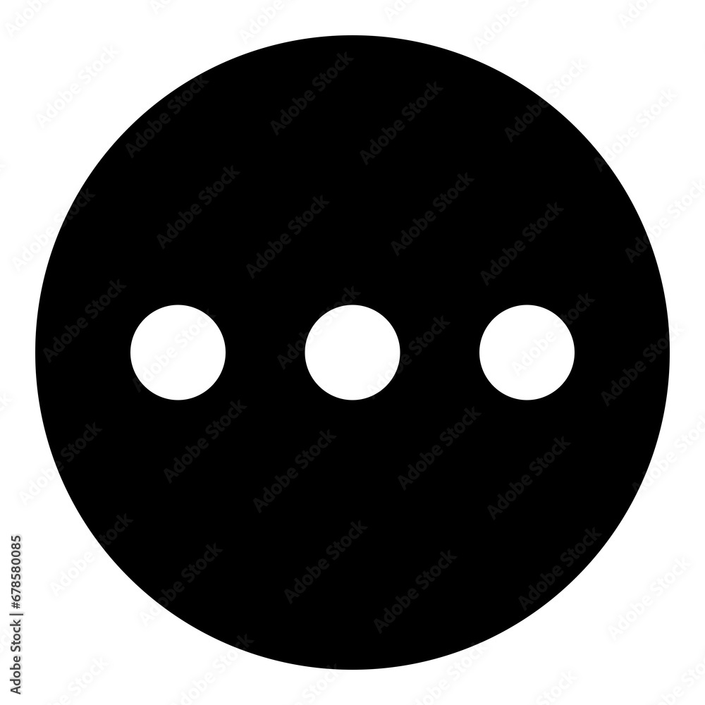 Menu dots more navigation option button icon Menu dots more navigation option button icon