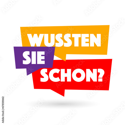 Wussten sie schon?