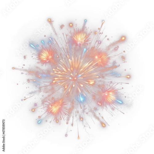 firework isolate PNG transparent background photo