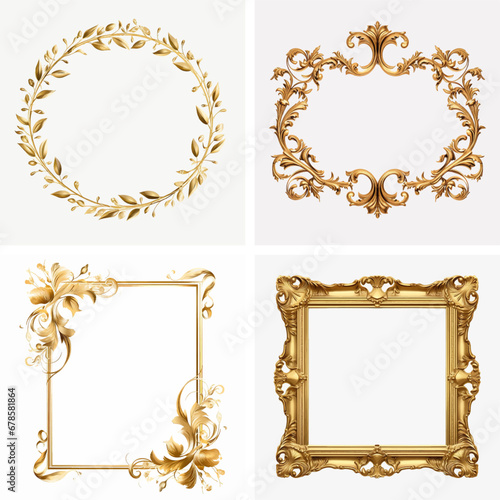 flourish scrapbook victorian deco swirl corner ornamental royal ornate frames photography