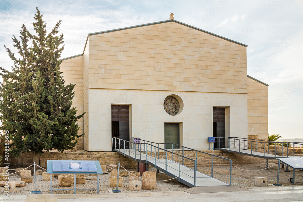 View at the Moses Memorial church at Mount Nebo - Jordan