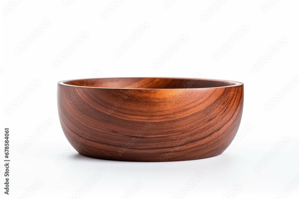 wooden bowl isolated on white wooden bowl isolated on white
