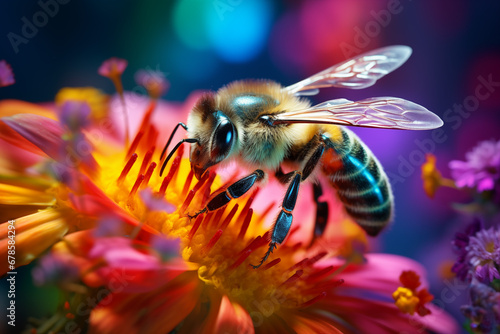 bee on flower © Bendix