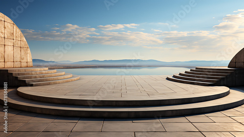 wooden bridge over the sea