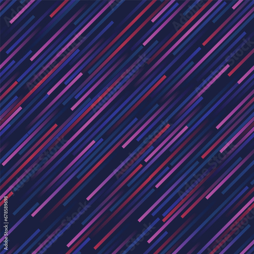 Vector seamless pattern with diagonal parallel colorful lines. Abstract multicolored striped background. Gradient colored geometric elements