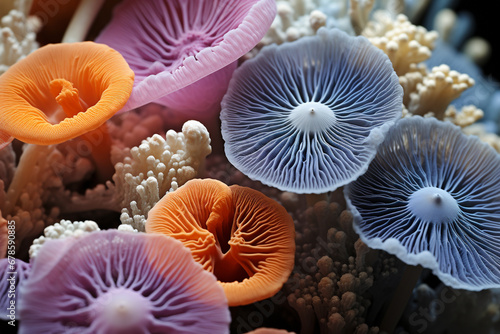 Electron microscopy of fungus 