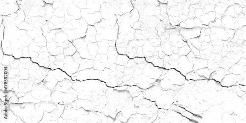 Old cracked paint wall Distress Grainy Old cracked concrete wall Texture of wall Dark grunge noise granules Black grainy texture isolated on white background. Scratched Grunge Urban Background Textur