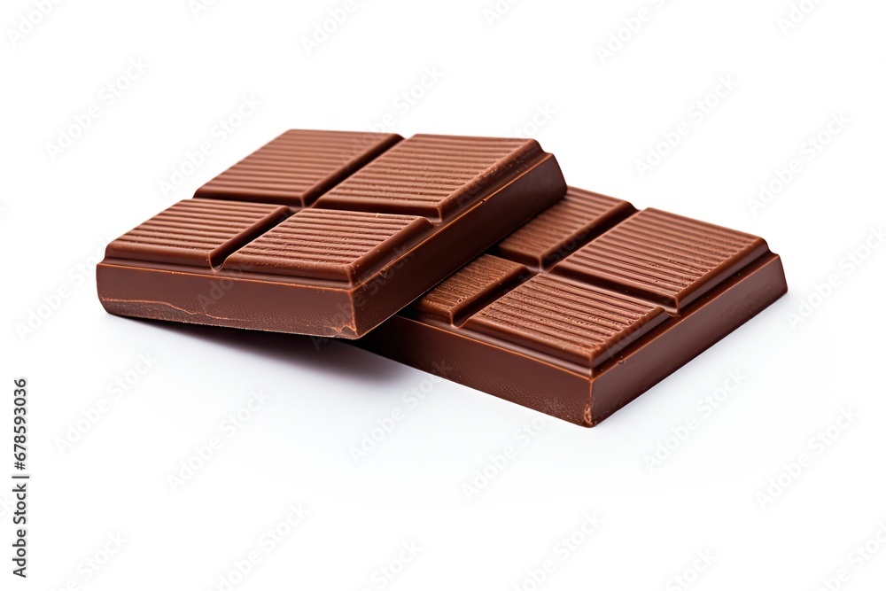 Decadent delight. Indulge in richness of dark chocolate on white background isolated. Sweet. Flavors in every bite. Bittersweet temptation Decadent delight. Indulge in richness of dark chocolate on white background isolated. Sweet. Flavors in every bite. Bittersweet temptation