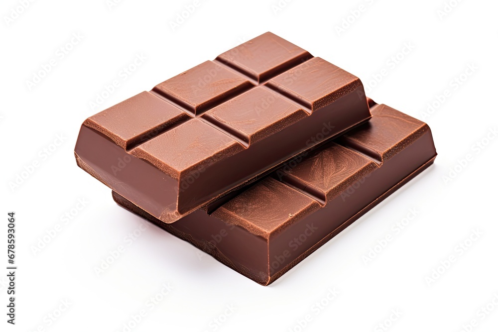Decadent delight. Indulge in richness of dark chocolate on white background isolated. Sweet. Flavors in every bite. Bittersweet temptation Decadent delight. Indulge in richness of dark chocolate on white background isolated. Sweet. Flavors in every bite. Bittersweet temptation