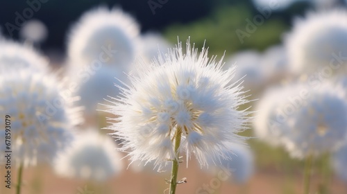 Dense and Beautifully Detailed Plants Causing Allergies in Wastelands.