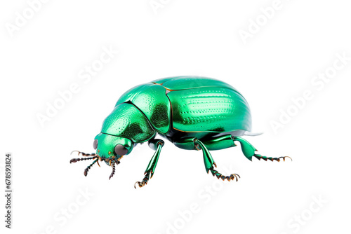 June Beetle Isolated on Transparent Background, Ai