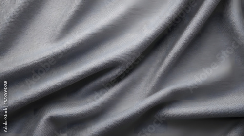 Gray melange jersey fabric for background. Generative Ai.