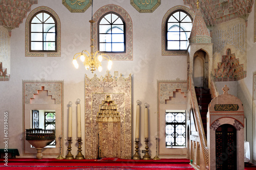 Bey’s Mosque interior in Sarajevo - Bosnie Herzegowina photo