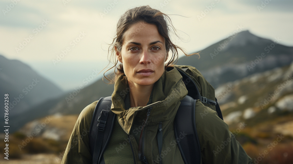 Woman, outdoor, hiking, mental health, fresh air
