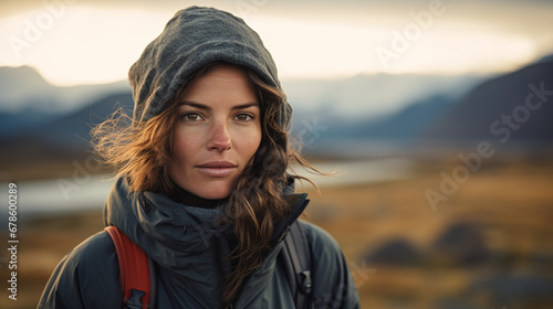 Woman, outdoor, hiking, mental health, fresh air  © Sugar & Kane