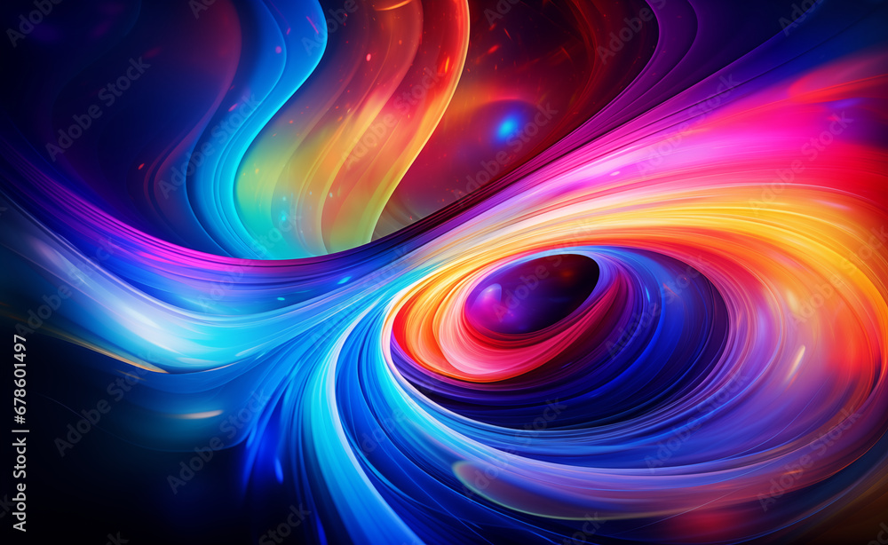 Radiant Nexus: A Visually Mesmerizing Digital Vortex of Abstract Vibrant Streams Radiant Nexus: A Visually Mesmerizing Digital Vortex of Abstract Vibrant Streams