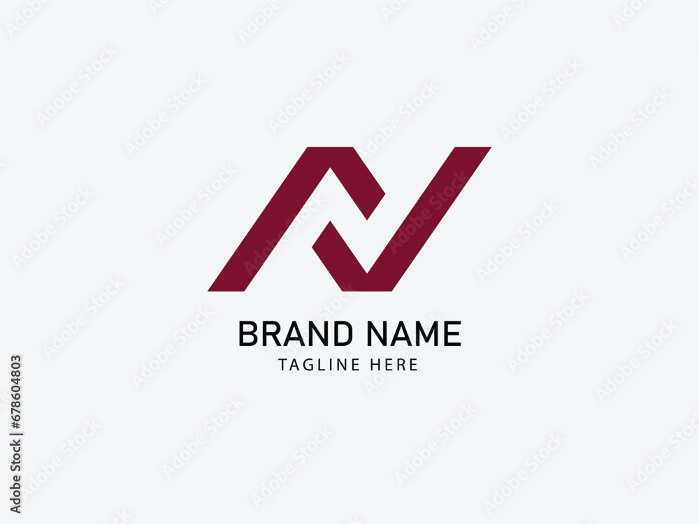 N letter logo N letter logo