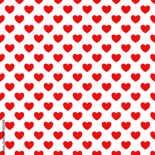 seamless pattern with red hearts for background,modern pattern background, fabric pattern, wallpaper background