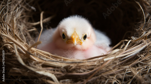Chick in the nest © Hassan