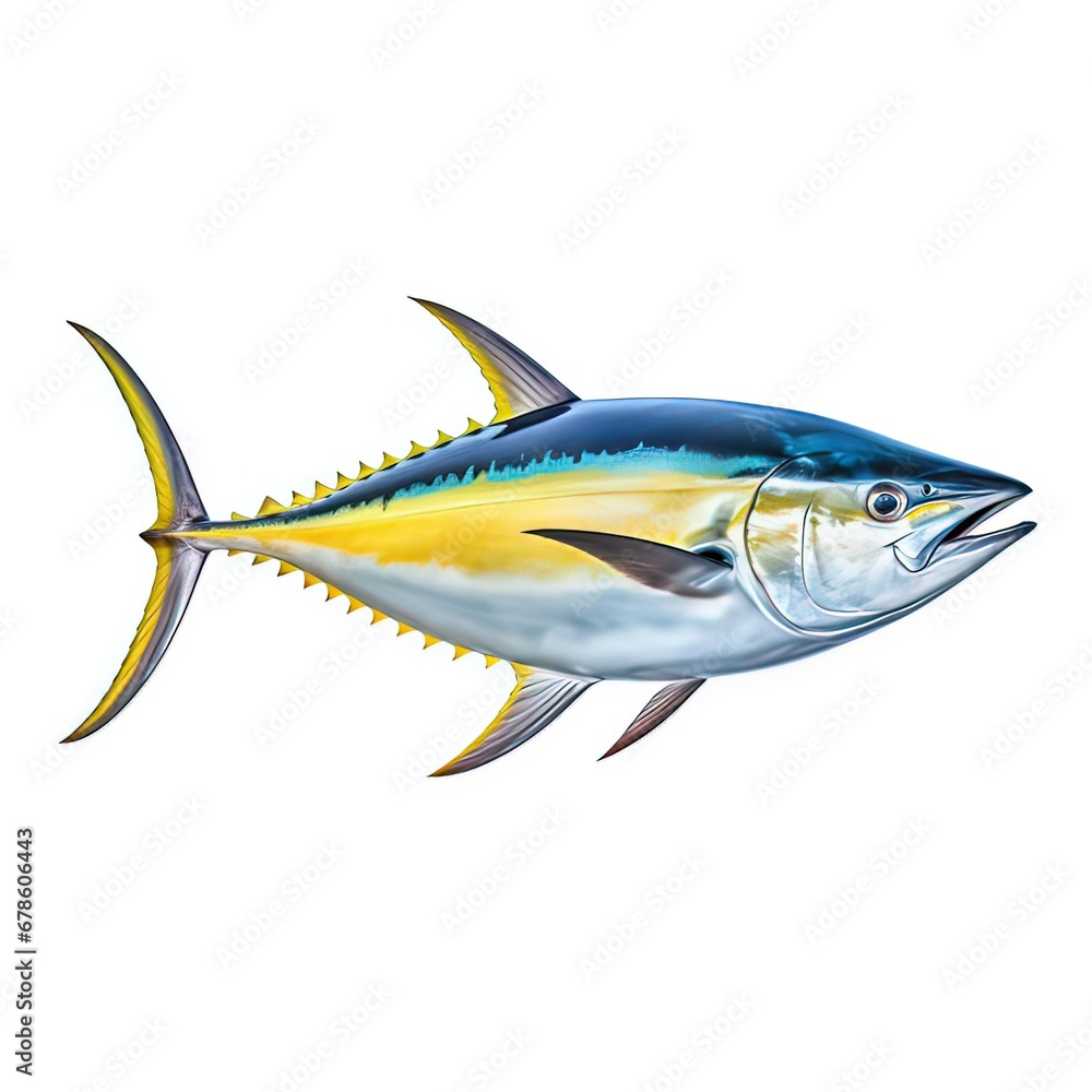 Naklejka premium Yellowfin tuna